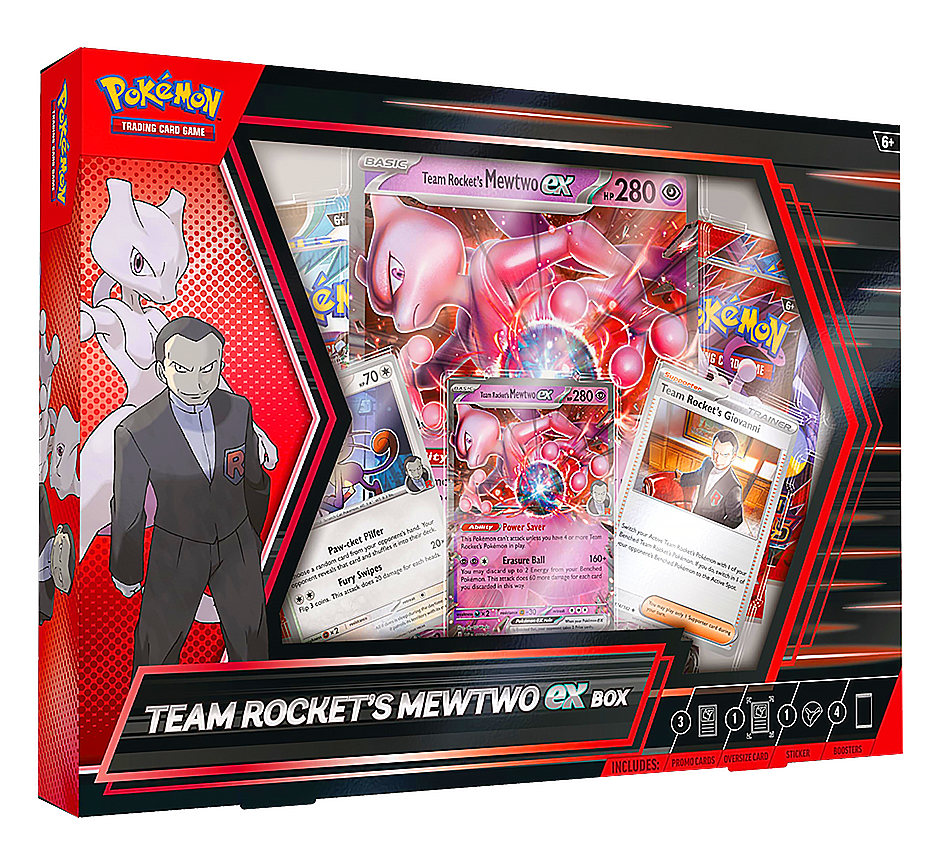 Team Rocket's Mewtwo ex Box Destined Rivals - ESP