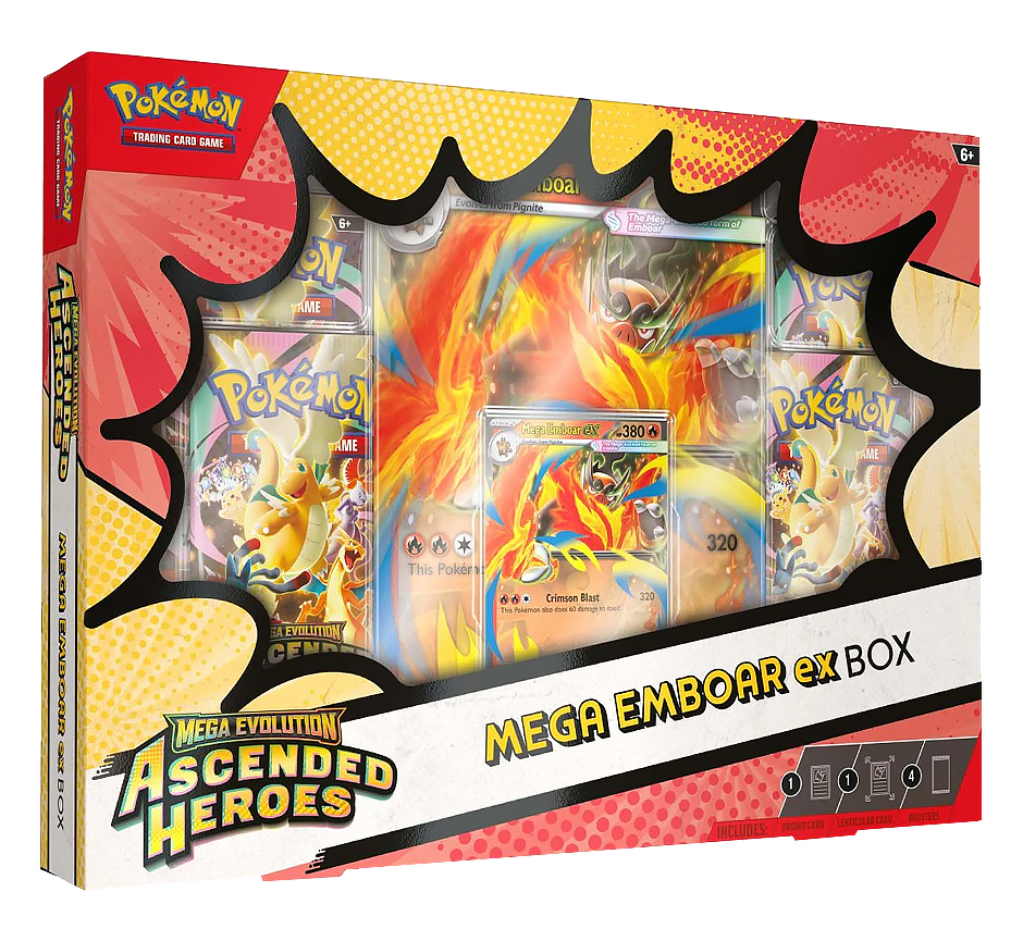 Ex Box Ascended Heroes - Emboar / Español