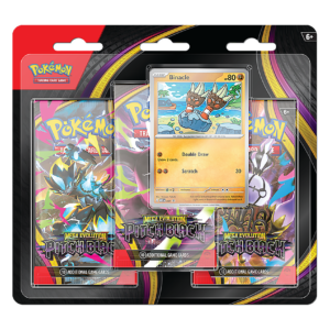 Blister 3 pack Pitch black / inglés